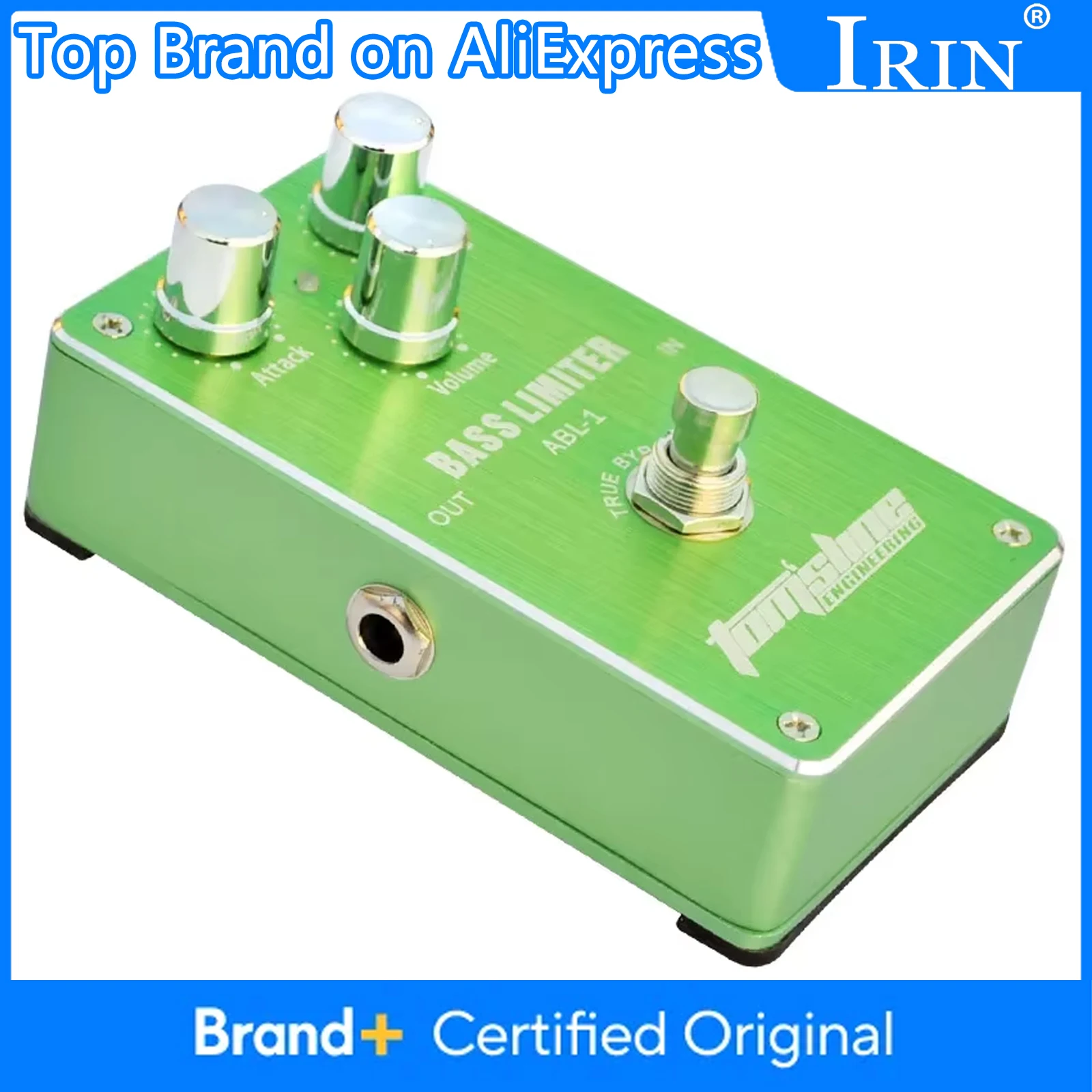 

Aroma ABL-1 Педаль эффектов для гитары Ограничитель баса Басовый компрессор Уменьшает резервный динамический баланс Выходная педаль эффектов True Bypass