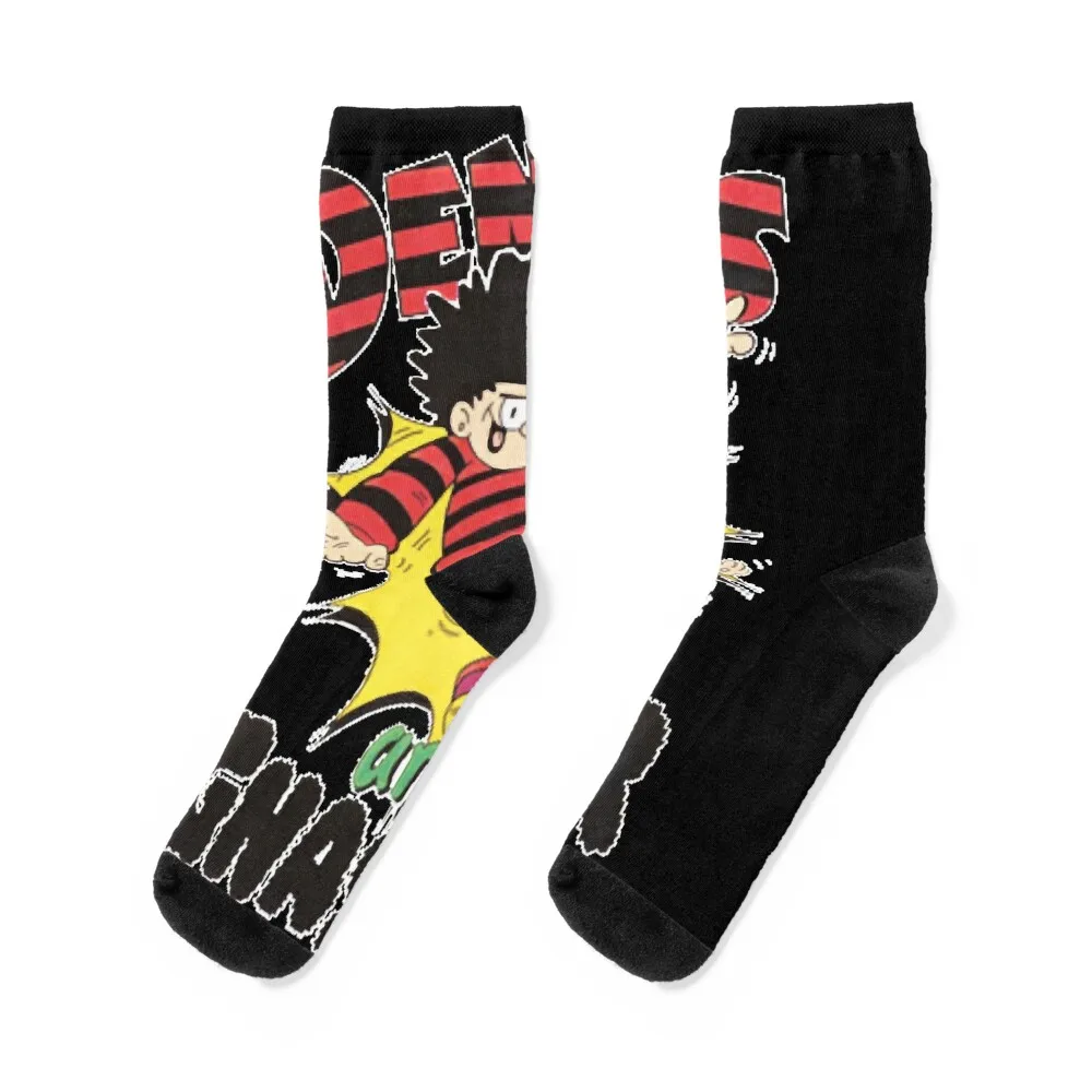 Classic Dennis and Gnasher Essential T Shirt Socks funny sock fashionable Boy Child Socks Women's