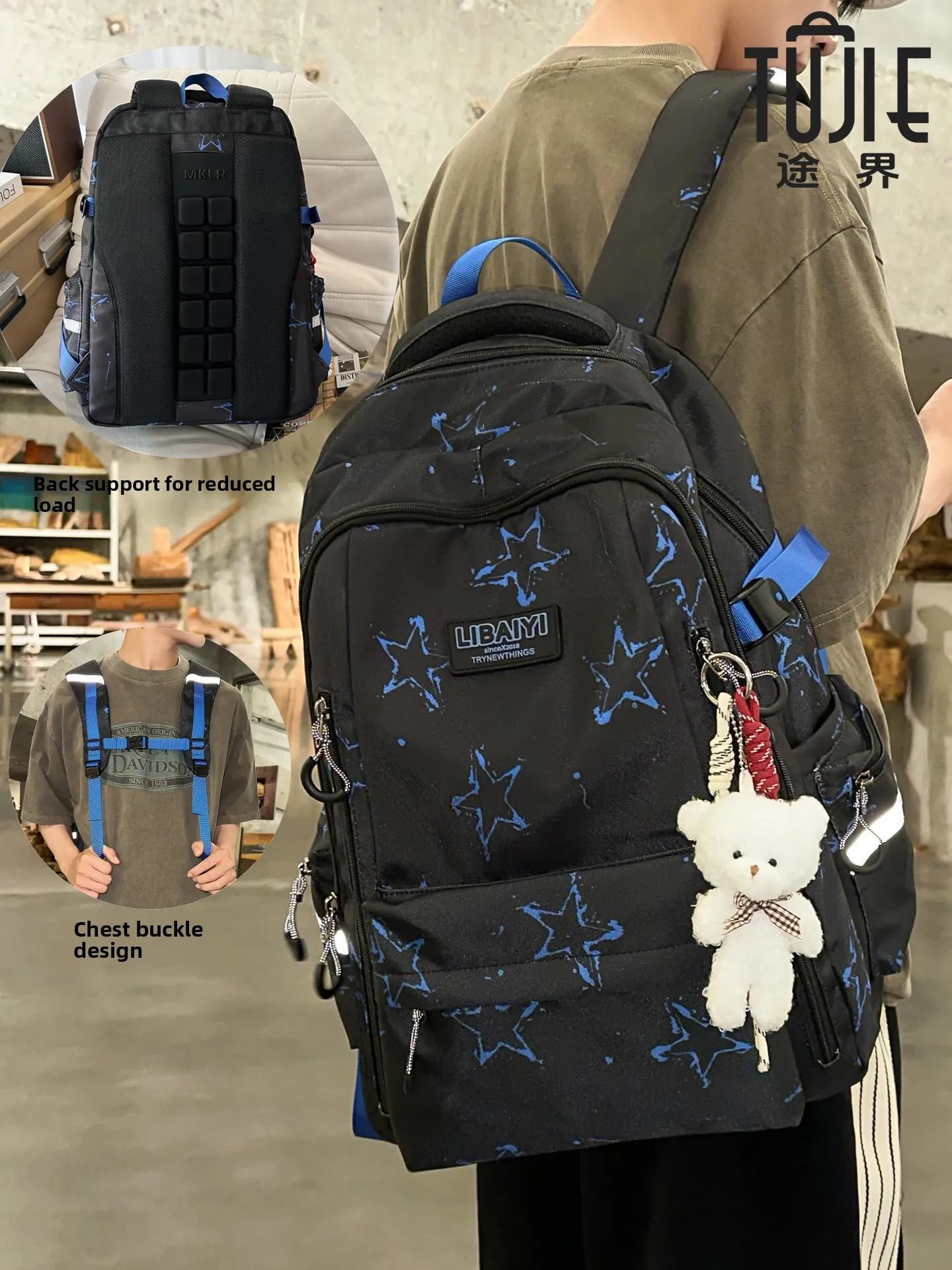 zaino-tujia-per-ragazzi-grande-capacita-doppia-tracolla-per-scuola-superiore-e-universita-borsa-da-viaggio-alla-moda-protezione-per-la-colonna-vertebrale