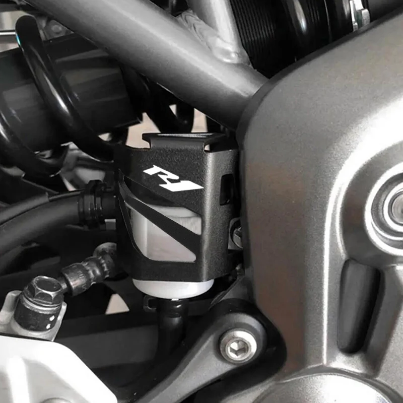 New For YAMAHA YZF-R1 YZFR1 YZF R1 R1M YZF-R1M Motorcycle CNC Rear Brake Fluid Reservoir Guard Cover Protector Oil Cup Guard