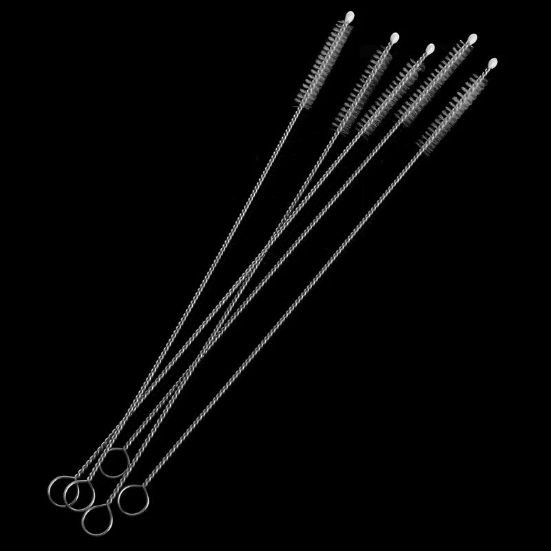 J15U 5xDrinking القش فرشاة تنظيف غلاية صنبور بهلوان فرشاة الأنابيب أنبوب الأنظف #2