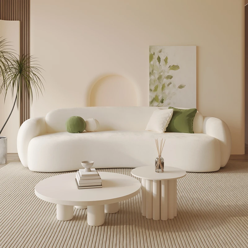 

Милый белый диван-кресло для отдыха, современный скандинавский простой дизайнерский напольный диван-стул, пуфы для гостиной Divano Soggiorno, мебель для гостиной