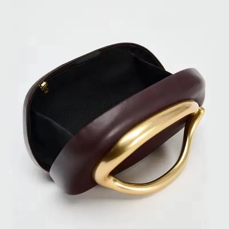 

Винно-красное золото с металлической ручкой, высококачественный клатч, сумка через плечо, женская роскошная брендовая сумка для вечеринки, свадьбы, выпускного вечера, невесты, сумка на день