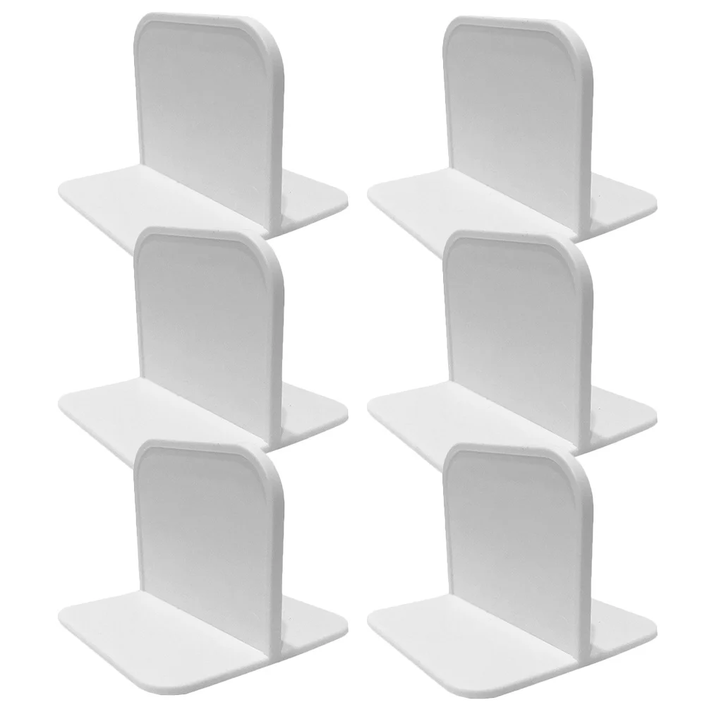 

6pcs Adhesive Pegs Nail-Free Cabinet Brackets For Wardrobe Display Self-Adhesive Shelf Support Pegs Multi-Function Shelf Holders