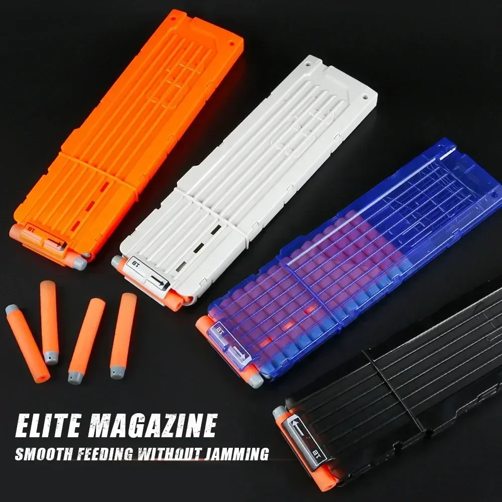 

T-18 Orange Reload Clip for Nerf Magazine Round Darts Replacement Toy Gun Soft Bullet Clip for Nerf Blaster