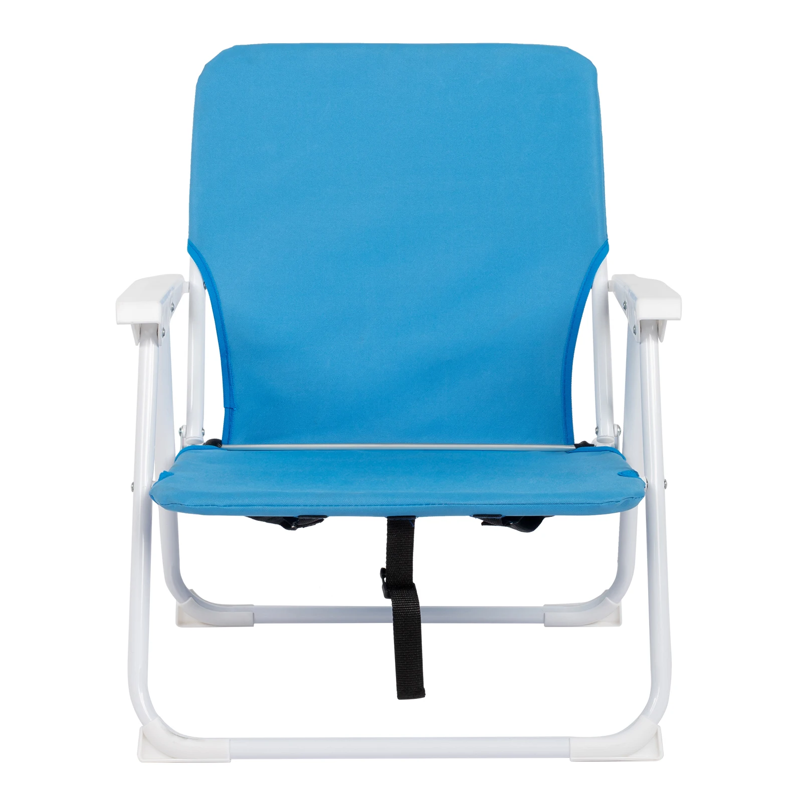 Oxford-Chaise de plage à cadre en fer blanc, 100kg de charge, design portable, pour pique-nique, camping, fêtes dans l'arrière-cour