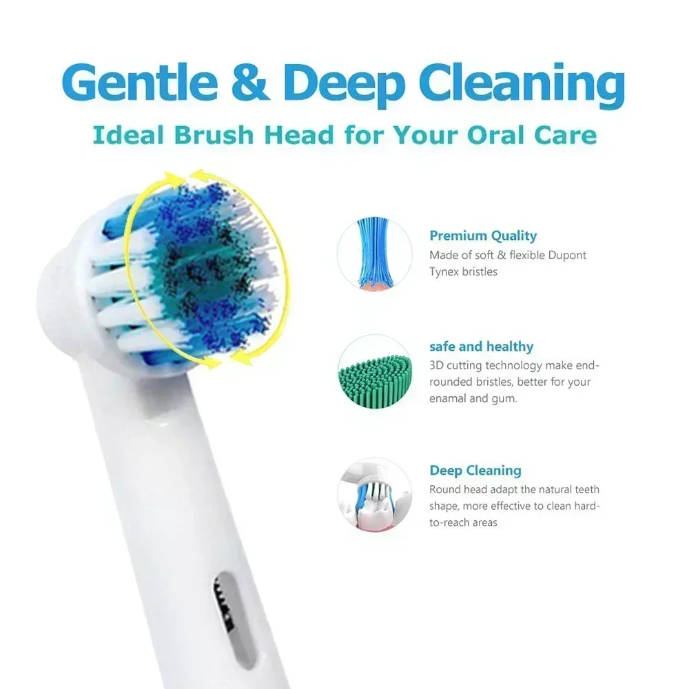 교체용 칫솔 헤드, Braun Oral-B 정밀 깨끗한 칫솔 교체 브러시 헤드, 20 개