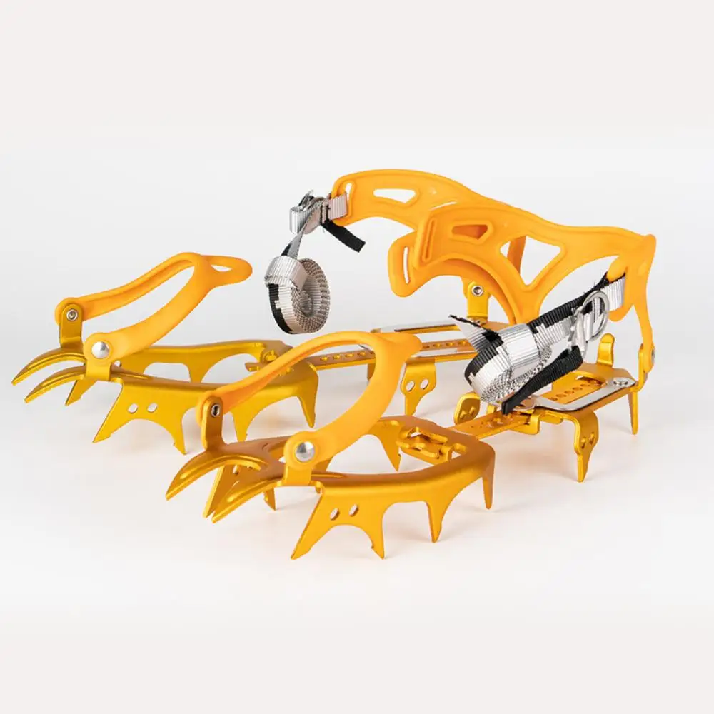 BRS-S3 Hochfeste Steigeisen aus Aluminiumlegierung. Alle Gummiteile von Steigeisen sind hergestellt. MadeofTPU (thermoplastisches Polyurethanelastom