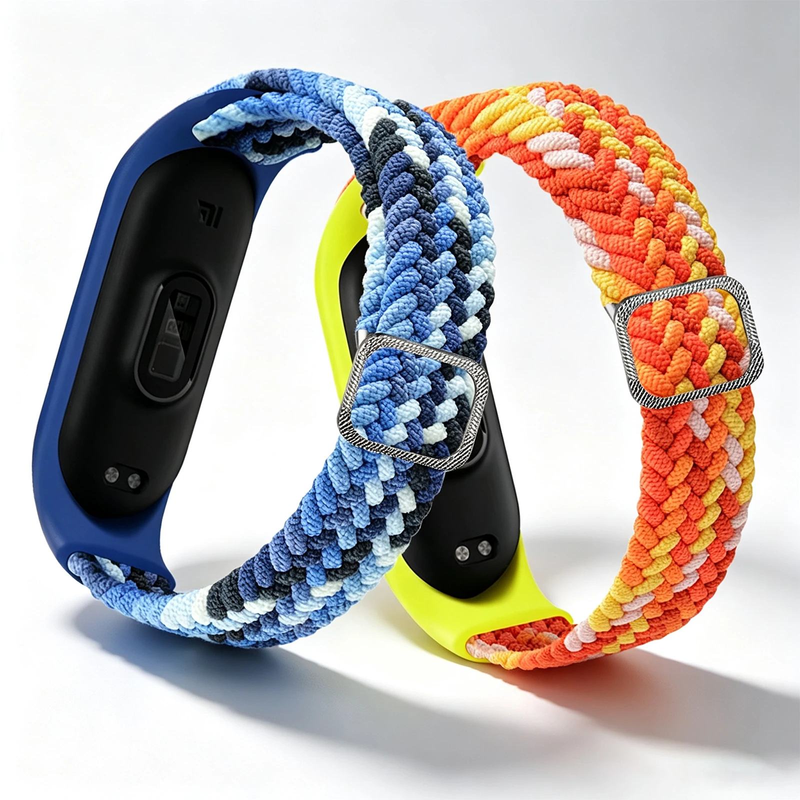 Strap for Mi Band 6 Bracelet Elastic Adjustable Nylon Braided Miband4 Miband 5 Correa Wristband for Xiaomi Mi Band 4 3 5 6 7