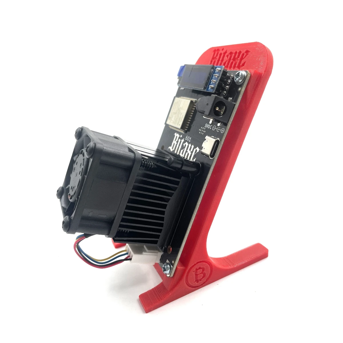 Vimu ใหม่สีแดง Bitaxe Gamma 601 Bitcoins Miner 1.2TH/s Solo Miner BM1370 ชิป Asic 18 W/TH BTC Gamma เปิดระบบ Asic Bitcoin Miner