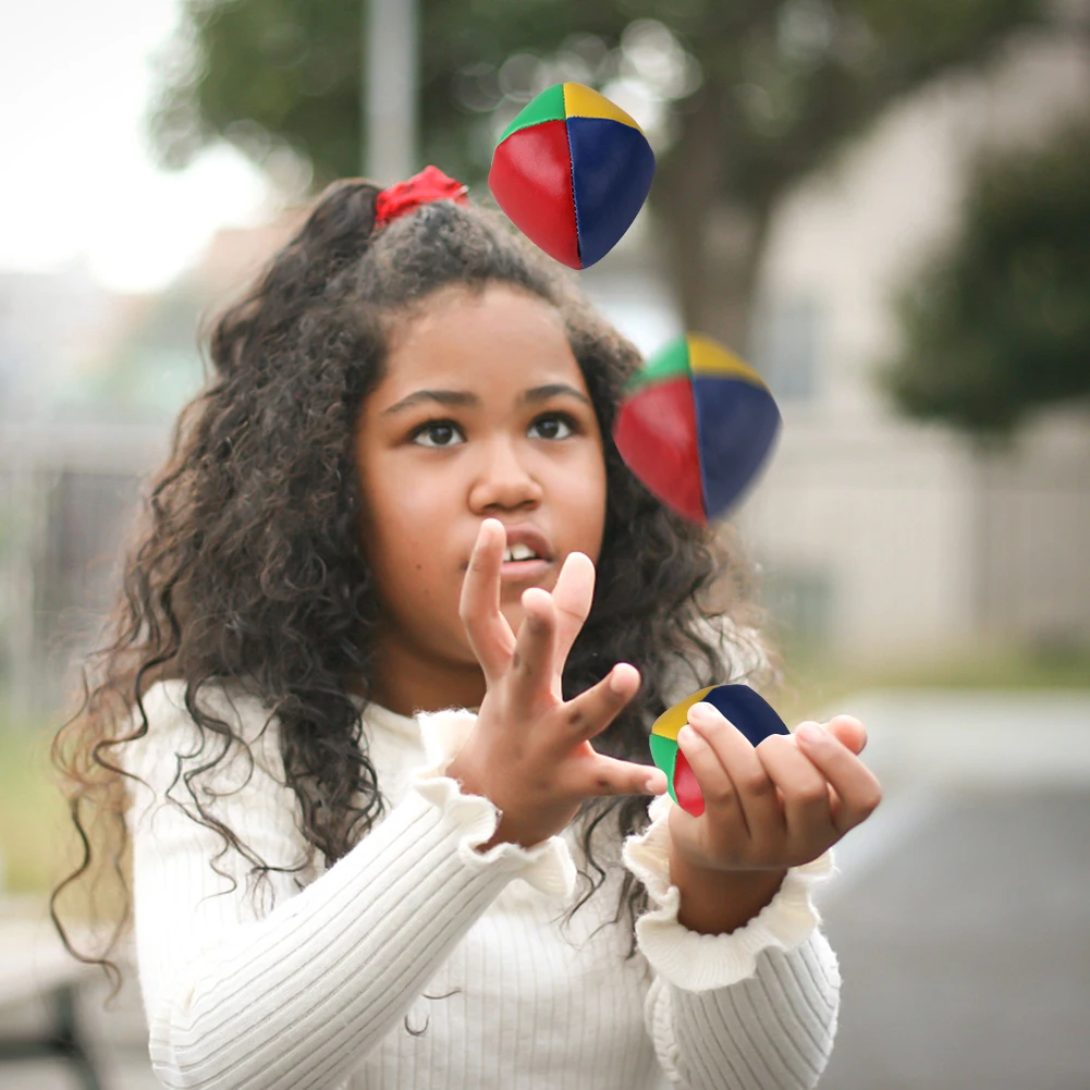 12pcs Outdoor Throw Sports Multi-Colored Bag Circus Toy Anti-deformation Strong Stitching for Kids Adults Beginner