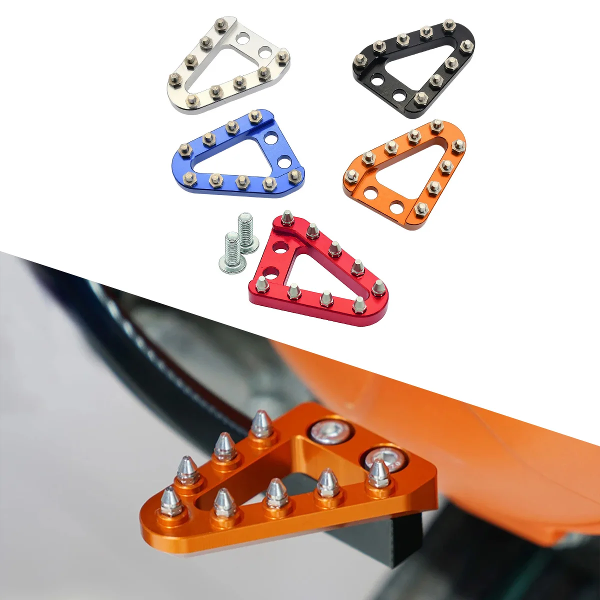 

Motorcycles Accessories CNC Rear Brake Pedal Step Plate Tip For KTM SX SXF EXC EXCF XC XCF XCW XCFW TC TE 2008-2015 2016