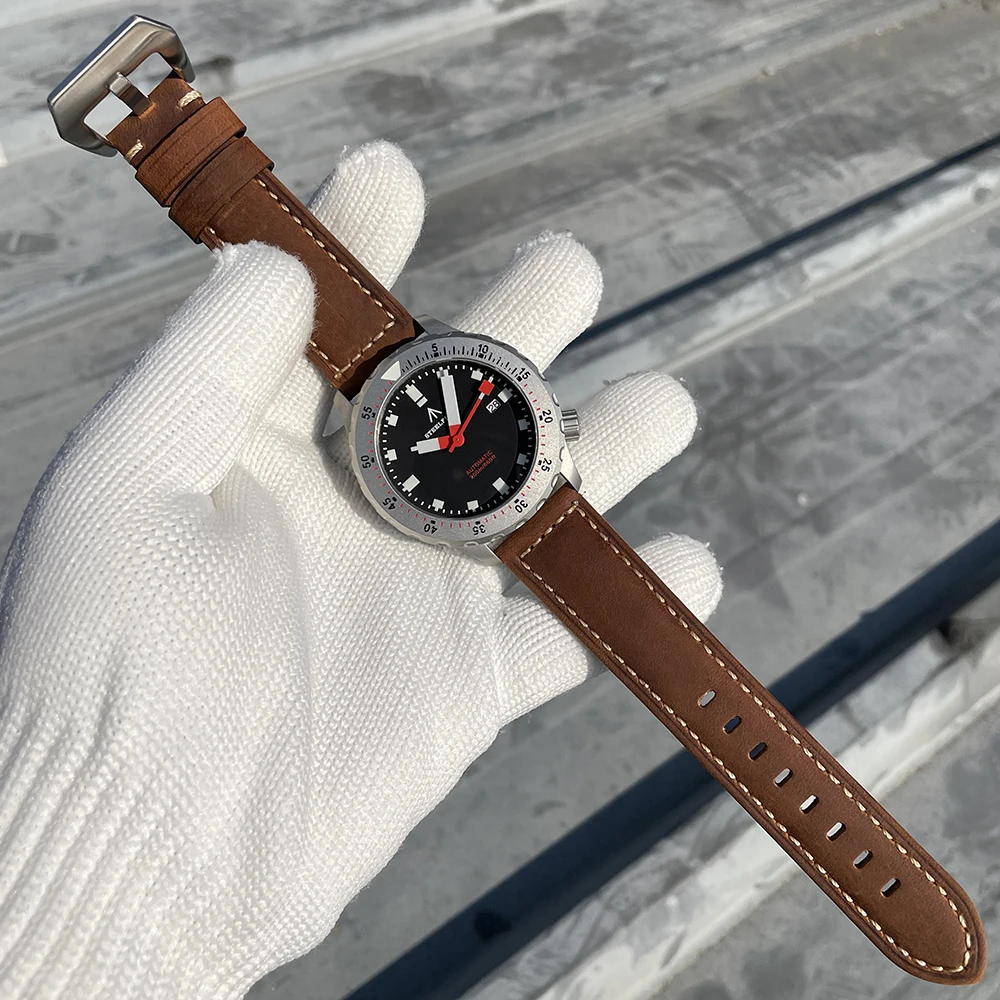 STEELFLIER Offizielle SF752 Mode Mechanische Armbanduhr NH35 Uhrwerk Super BGW9 Leuchtende 20Bar Wasserdichte Luxus Taucheruhren – Detail 27