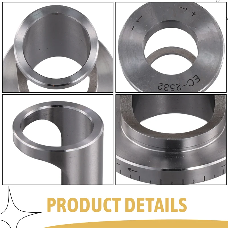 ABKO-CNC Turning Lathe Drill Sleeve - U Drilling EC-2532-48 Eccentric Sleeve With Quick Adjustment Feature