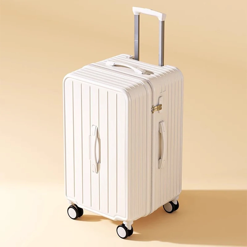 2023 New Student Luggage 28" Thick Trolley Box 20 Inch Boarding Travel Zipper Lock 30 Inch Large Capacity Suitcase Dilatation