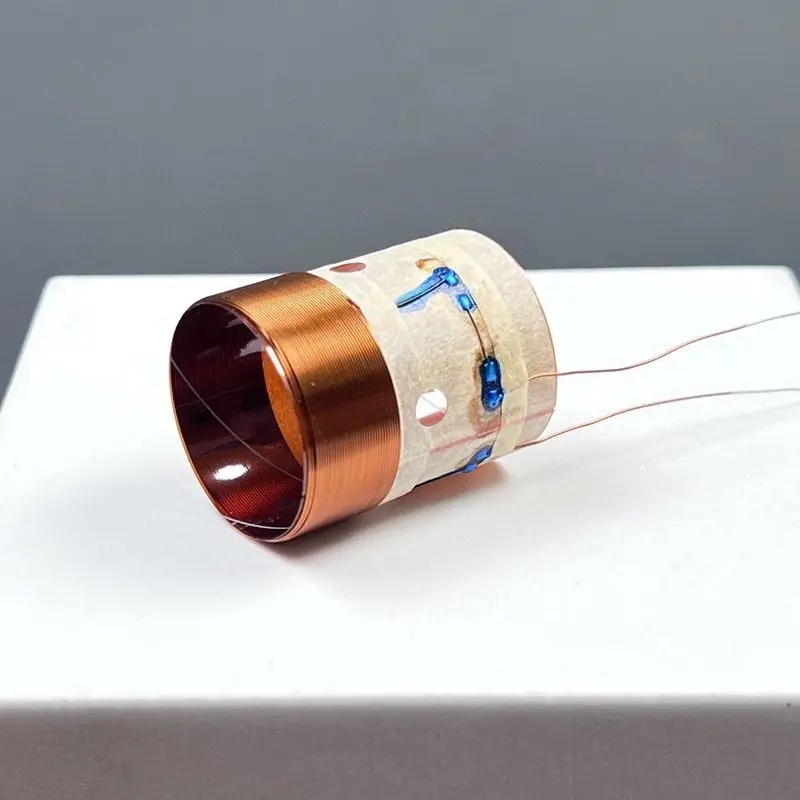 2pcs 25.5 Core Horn Repair Parts Woofer Voice Coil Round Copper Wire Two-layer Inner Diameter Bass Ring