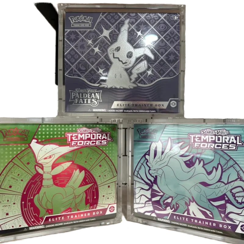 

Защитный акриловый дисплей-кейс для бустер-боксов TCG ETB с магнитной крышкой, прозрачный, УФ-стойкий, для коллекционных карточных игр, индивидуальный дизайн