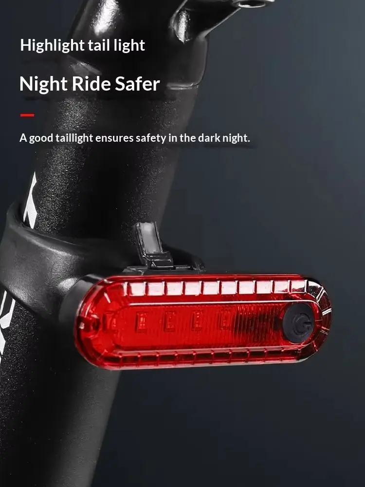 AliExpress OFFBONDAGE Bike Rear Light USB Rechargeable MTB Bicycle Taillight Cycling Helmet Light Safety Ultra Bright Lamp Bike Accessories