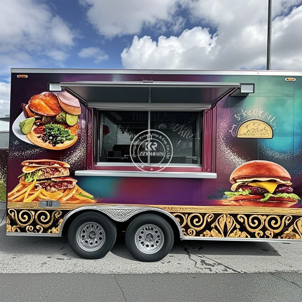 Food Trailer Coffee Equipment Cheap Taco Custom Truck Purchase Full Cream Price Food Truck For Sale In Usa