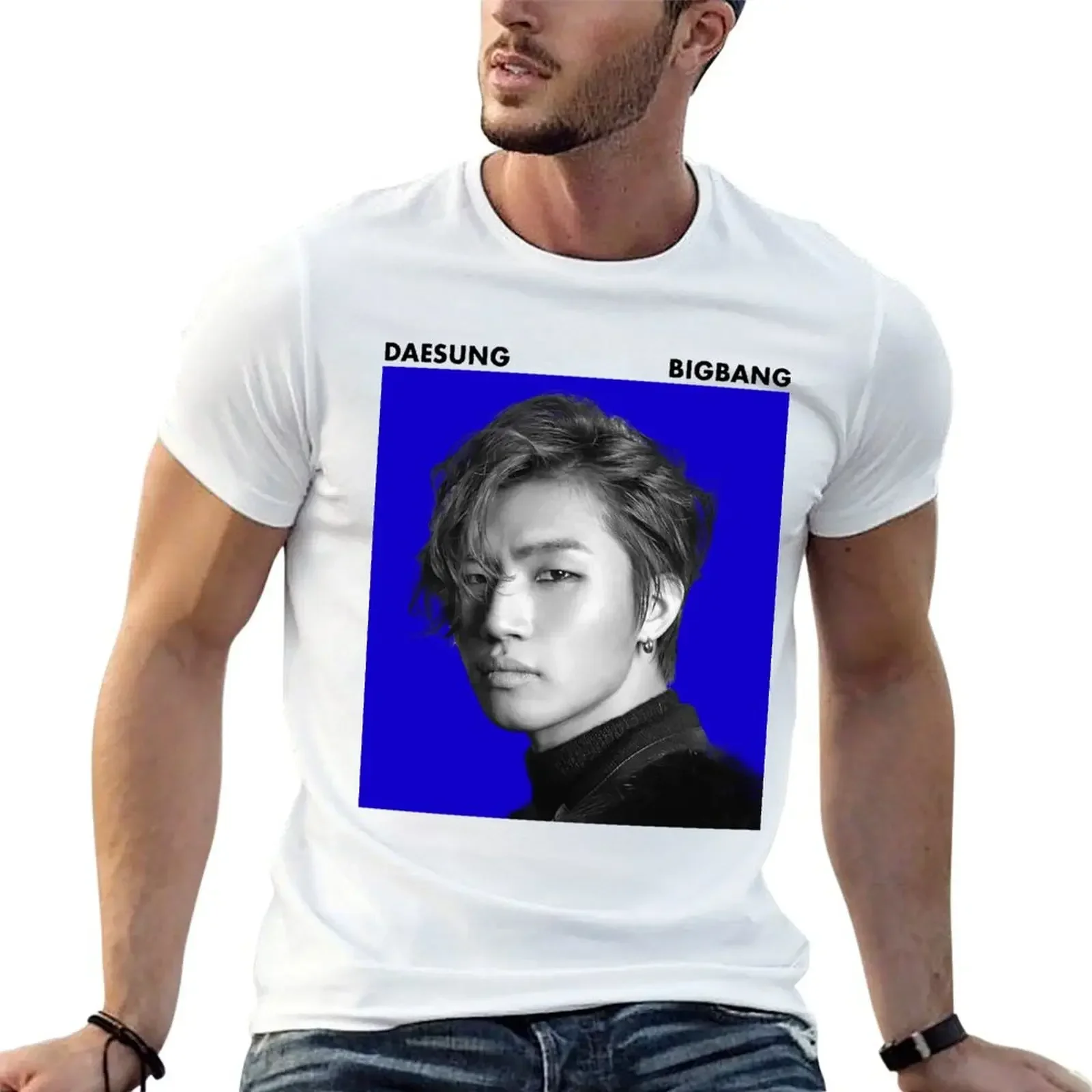 BIGBANG - Daesung T-Shirt baggy shirts man t shirt t shirt men 100℅ cotton