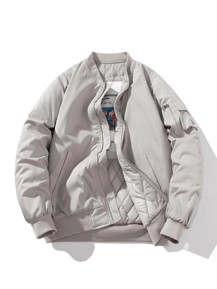 

Бейсбольная куртка из хлопка Thiened, свободного кроя, винтажная, в американском стиле, для пар, молодежная, повседневная, модная верхняя одежда