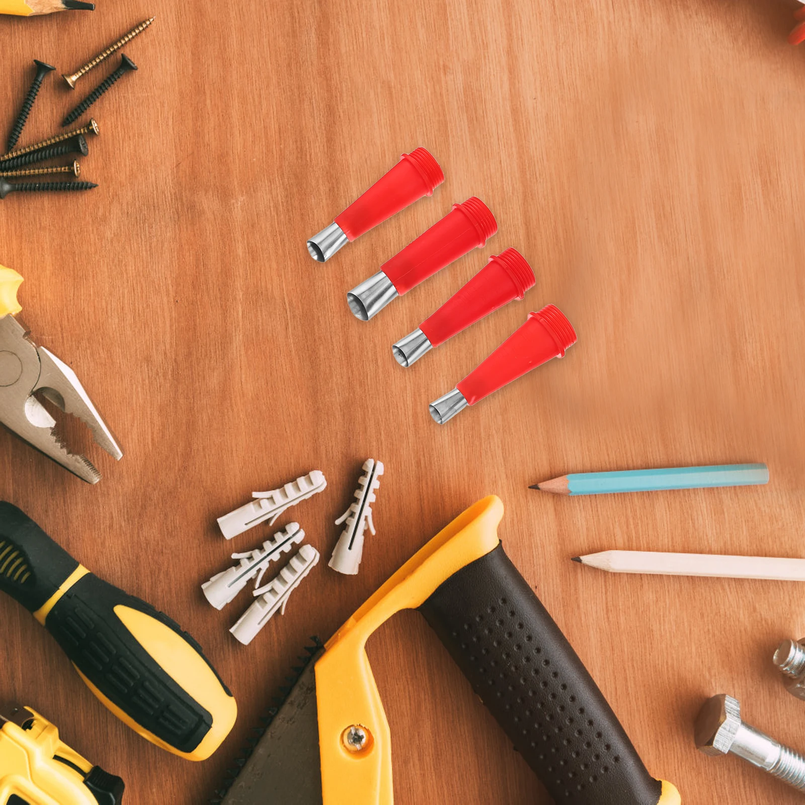 

Glue Gun Caulking Tools Silicone Nozzles Kit Epoxy Mixing Long Plastic Sticks Precision Control Firm Material Home Construction
