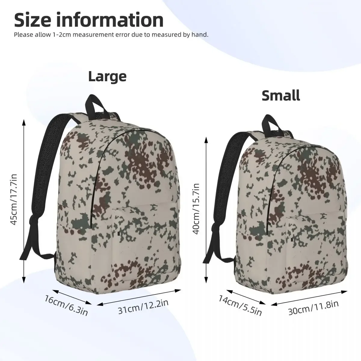 Tropentarn-mochila moderna de camuflaje para hombre y mujer, bolso de hombro para ordenador portátil y de negocios, para exteriores, escuela secundaria