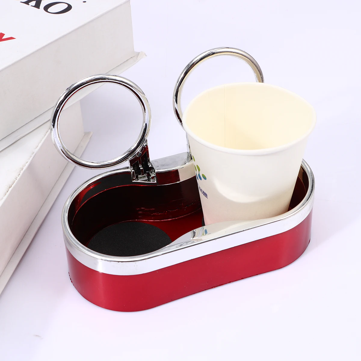 

1pc Double Cup Holder Car Beverage Water Truck Storage Seat Mug Vent Holders Durable Plastic Summer Winter Drink Storage Car