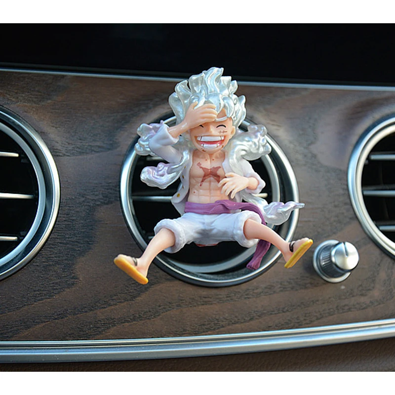 Anime One Piece Car Air Outlet Fragrance Decoration Luffy Zoro Ace Chopper Action Figure Figurine Model Ornamen Car Aromatherapy