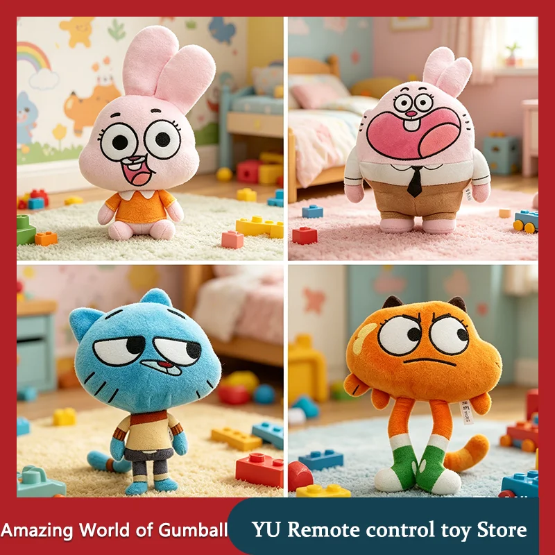 

【In Stock】 Amazing World Of Gumball Plush Toy Cartoon Peripheral Plush Doll Kawaii Sofa Home Ornament Christmas Birthday Gift