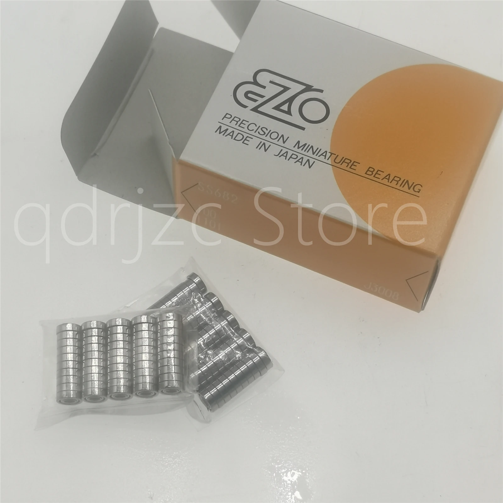 (10 pcs) EZO Miniature stainless steel bearing SS682 = 682H DDL-520 2mm X 5mm X 1.5mm