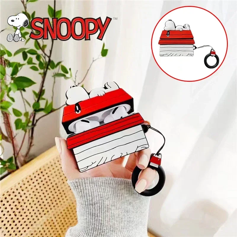 

Snoopy Creative Silicone Case for AirPods 3 21 Pro Fashion Anime Bluetooth Headset Protective Cover Wireless Headset Soft Shell