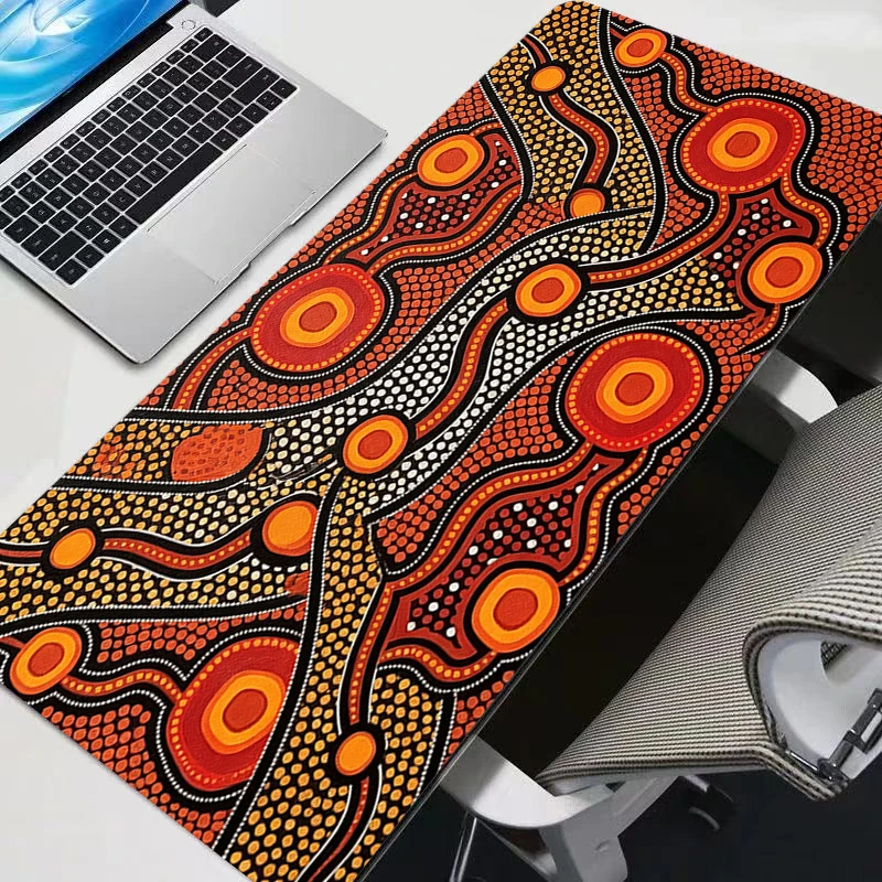 Mouse pad Colorful polka dot art Professional E-sports gamers speed pc Gaming Rubber keyboard notbook desk mat mousepad 800X300