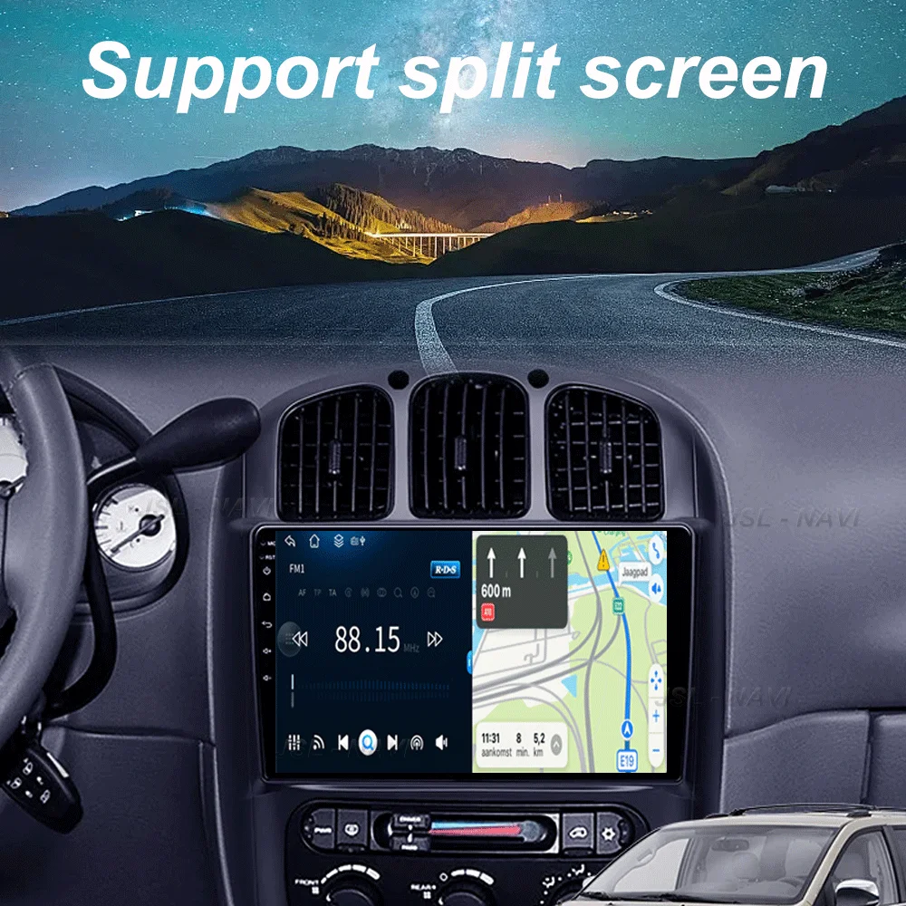 Android 16 For Chrysler Voyager RG RS Town & Country RS 2000 - 2007 Auto Carplay Stereo Player Multimedia Radio GPS Navigation
