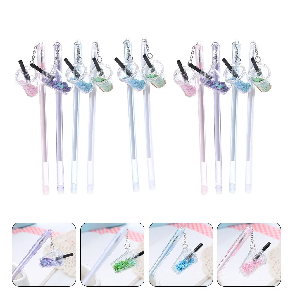 

10Pcs Adorable Pendant Gel Pen Set Water-Based Ink Smooth Flow for Doodling Drawing Journaling Gifts Pendant Gel Pen
