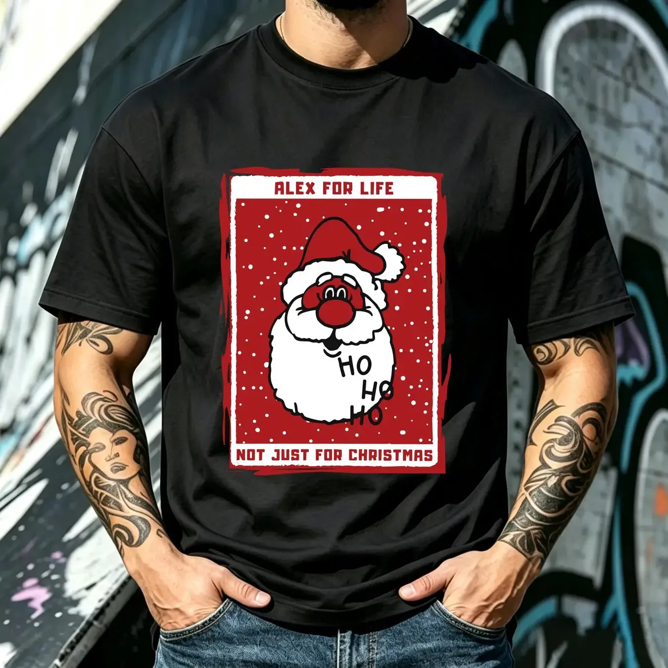 washed T Shirt STOKE Not Just For Christmas City Fans Organic Xmas vintage Washed Breathable Top For Everyday Wear fashion