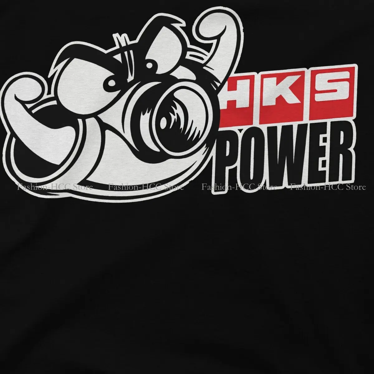 HKS Power Turbo O Neck TShirt HKS Classic Polyester T Shirt Men Clothes