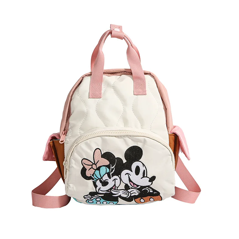 

Рюкзак с Микки и Минни Диснея для девочек и женщин, новый легкий маленький модный рюкзак с героями мультфильмов, большая вместительная школьная сумка для путешествий