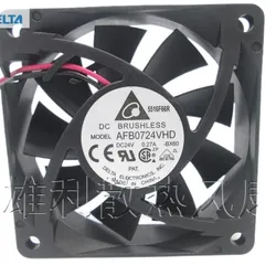 1pcs for delta AFB0724VHD 70mm X 20mm DC Brushless Fan 24V 0.27A 7CM inverter dual ball cooling fan