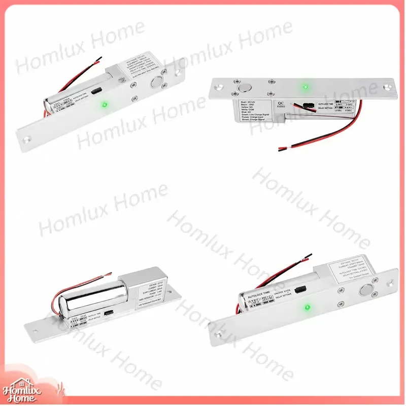 2 Wire Mortise Lock with LED Indicator Light Door Closed State Feedback Fail Safe Latch Lock for Commercial