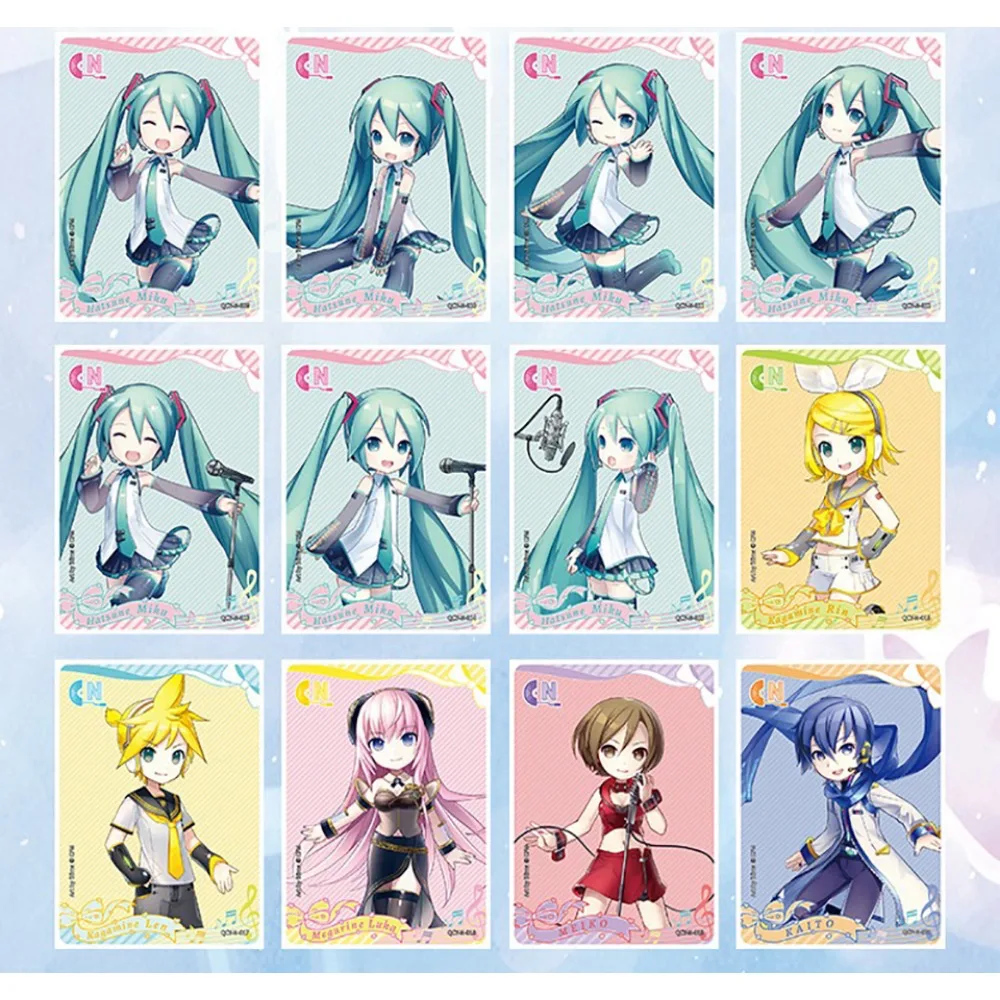 Kyou Hatsune Miku Card Collection famosi cantanti virtuali popolari spettacolo teatrale colorato Sparkling Superstar Series Card regalo per bambini