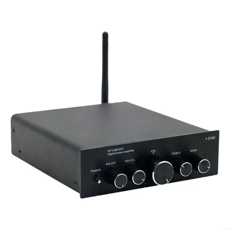 

E580 Wireless Bluetooth-compatible Receiver Supporting Double Speakers and Subwoofer Connection 193A