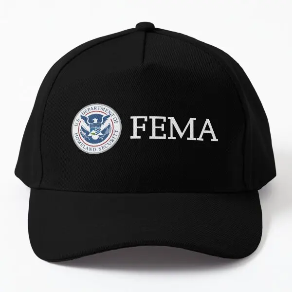 Fema Federal Emergency Management Agency  Baseball Cap Hat Fish Boys Sun Snapback Mens Casquette Printed Women Czapka Spring