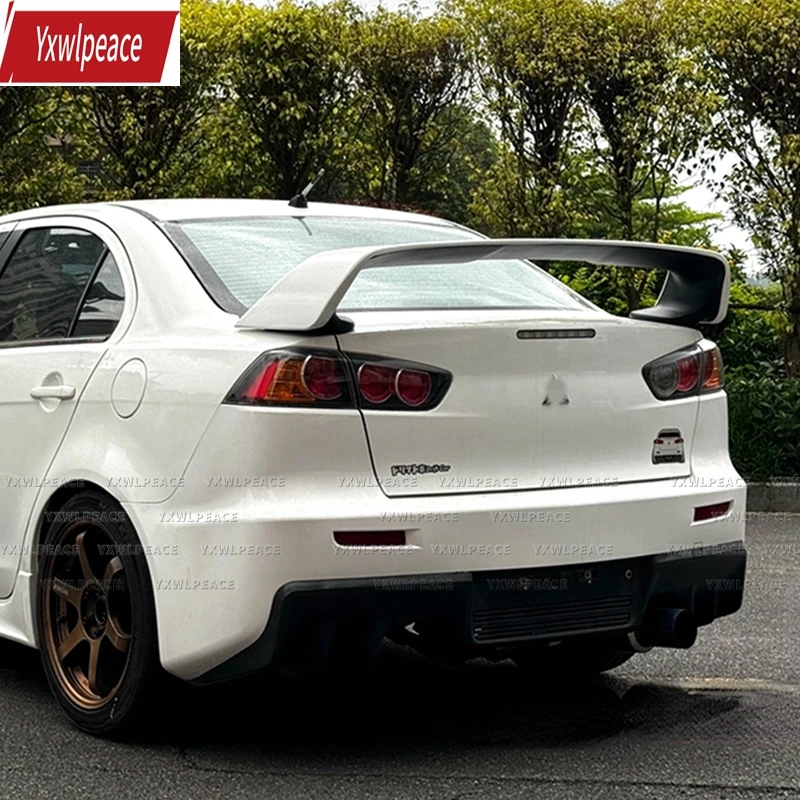 

For Lancer Evo 2008-2015 Spoiler High Quality ABS Material Primer Color Rear Trunk Spoiler Body kit Accessories