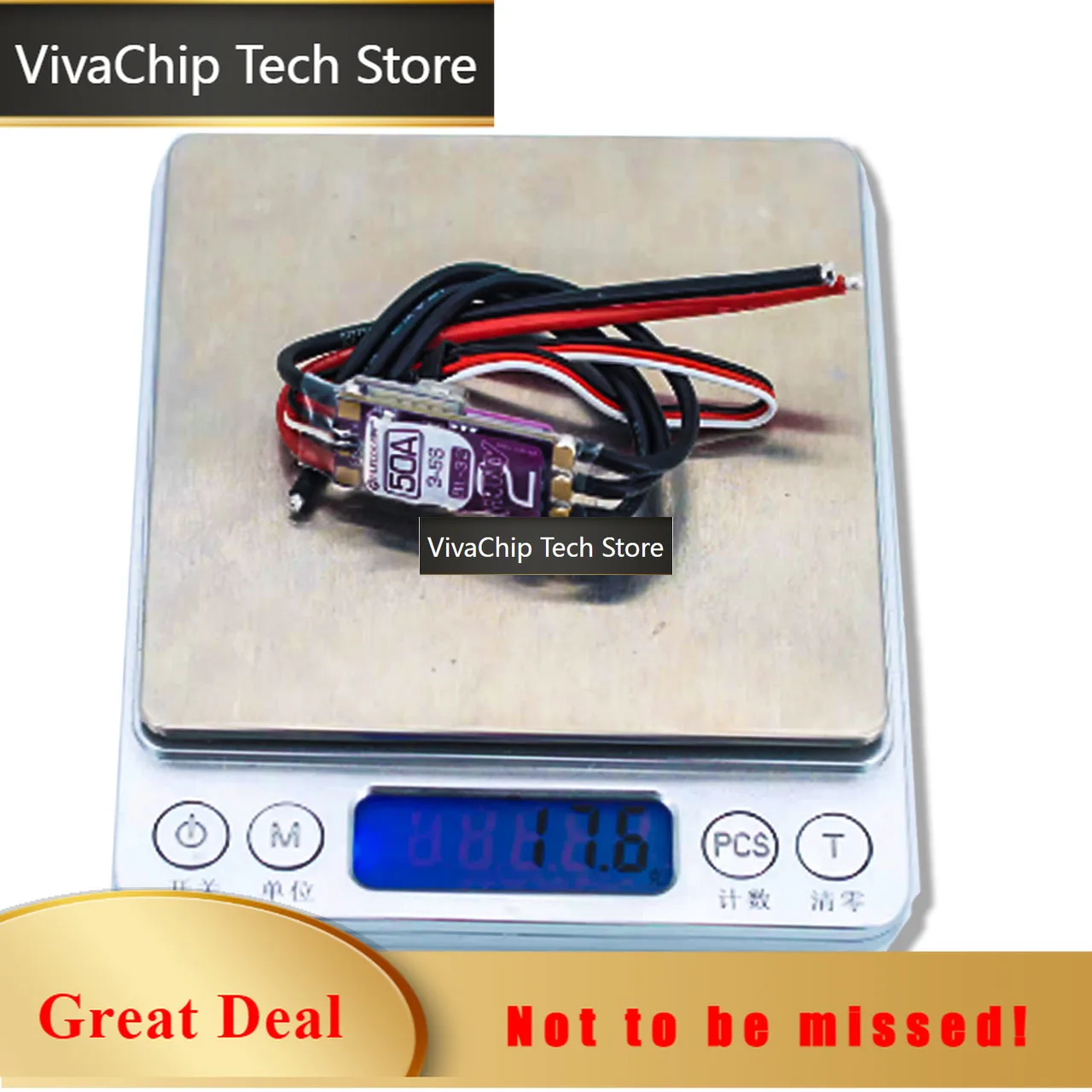 VivaCTFLYCOLOR Brushless ESC 20A 30A 40A 50A BLHELI-32 Dshot High Performance MCU 5V/3A 12V/2A Double BEC Adjustable For RC Toy