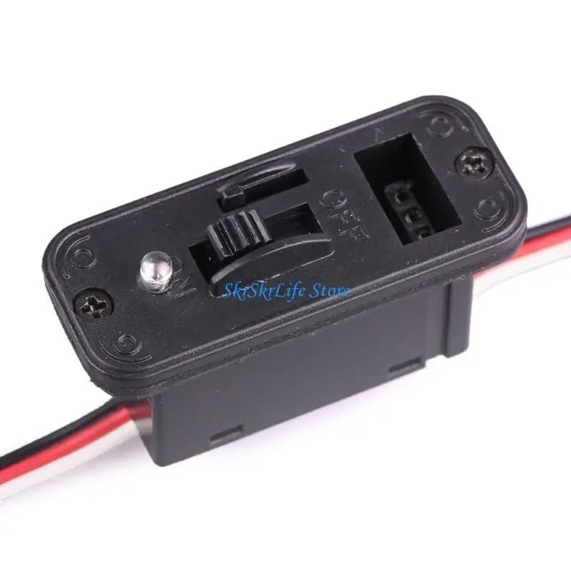 

E65E TOC Switches Futaba Battery Extension Cable With LED for Car Trucks Model Car Crawlers