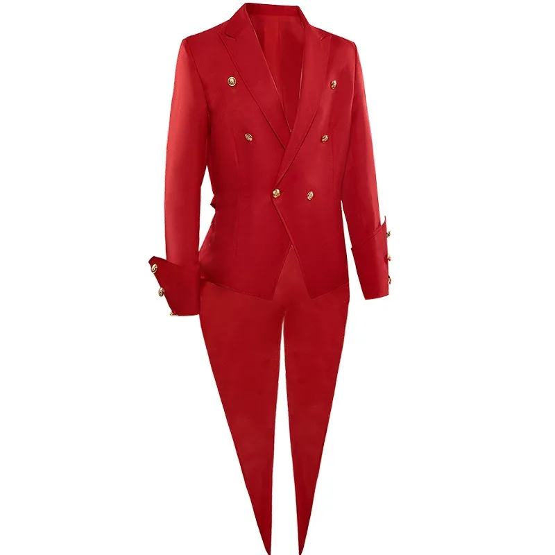 

New Medieval Prince Tuxedo Fashion Jacket European Court Uniform Cosplay for Men Halloween