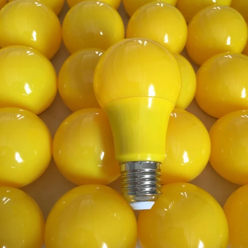 Ampoule LED à économie d'énergie, lumière de scène, couleur jaune, offre spéciale