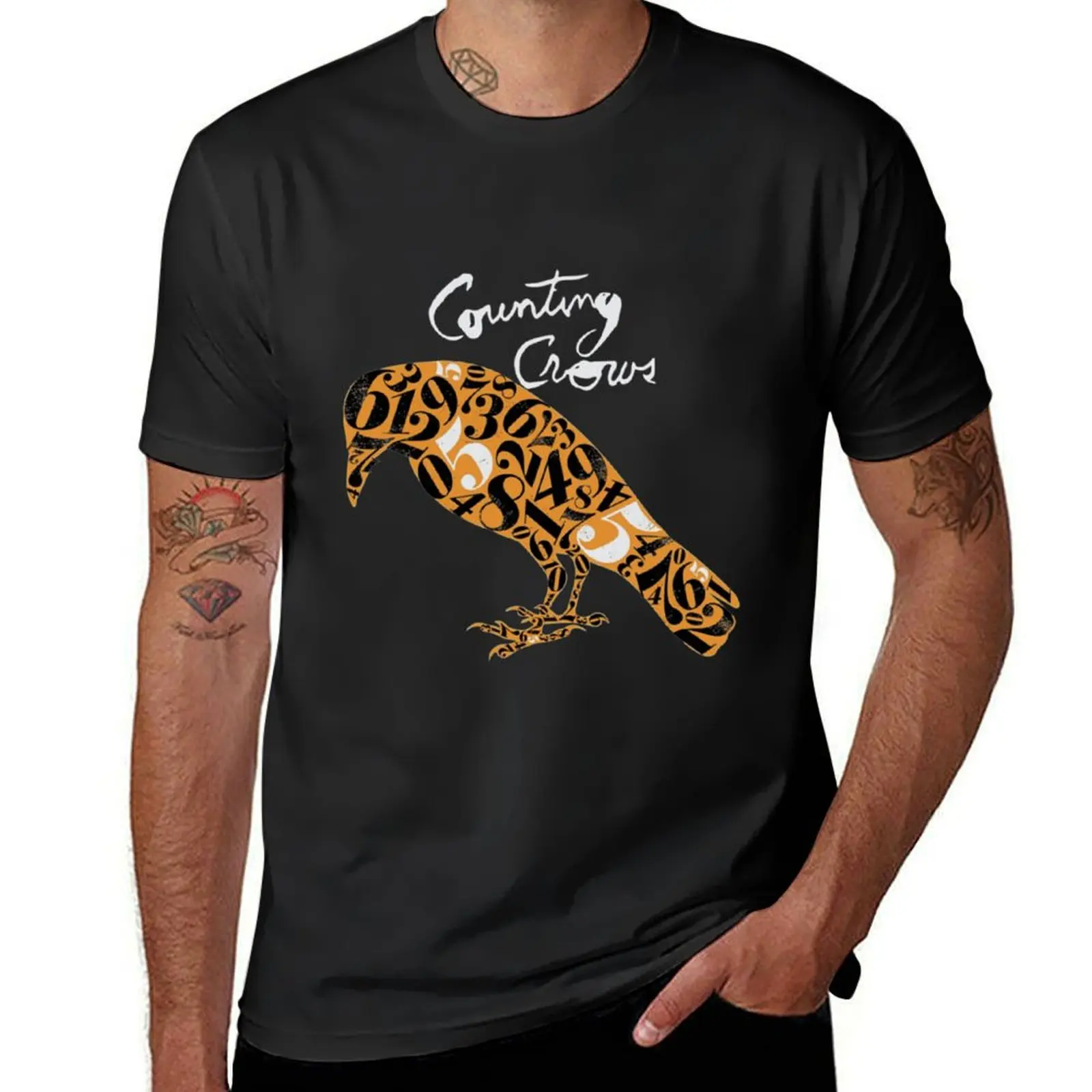

porah-Counting-Crows-meneng T-Shirt Short sleeve tee boys animal print heavy weight t shirts for men