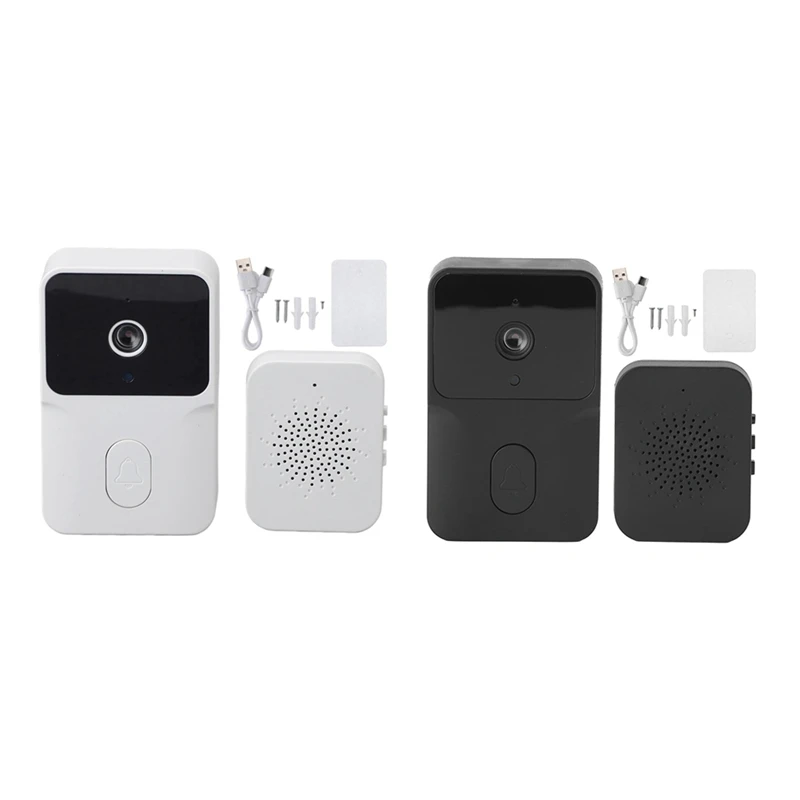 

N11R-Умный дверной звонок Tuya с HD ночным видением, WIFI, двусторонний домофон, просмотр в реальном времени для домашней системы безопасности